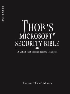 cover image of Thor's Microsoft Security Bible